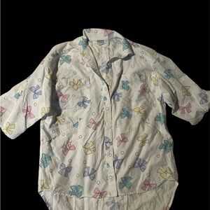 Women’s Multicolor Bow Print Shirt